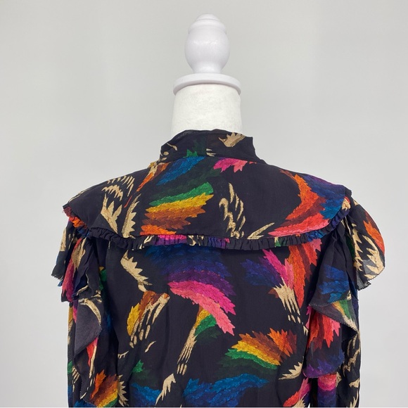 FARM RIO Black Macaws Flight Dress - Picture 8 of 16